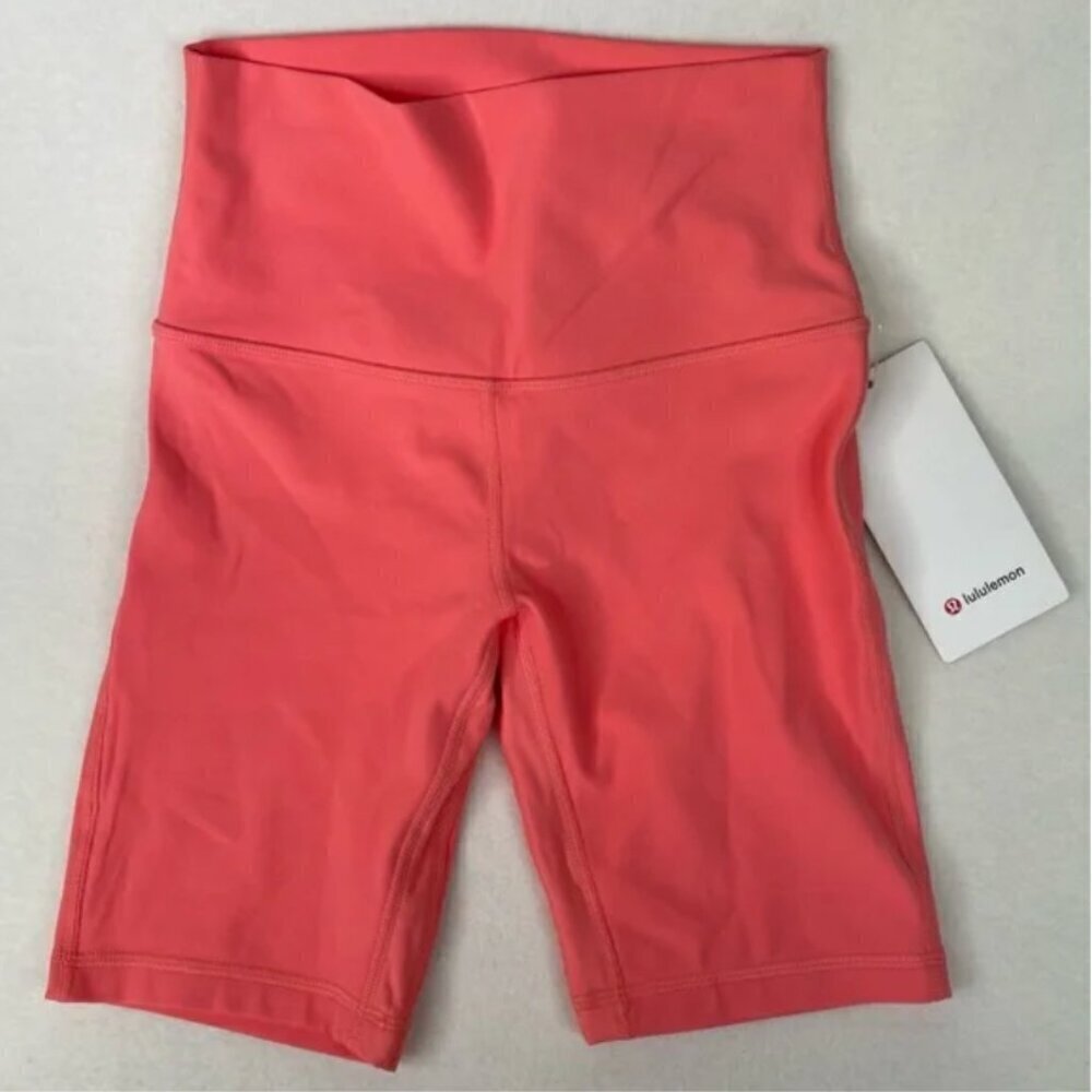 Lululemon Align High Rise Short Raspberry Cream Size 4 NWT - Picture 2 of 9